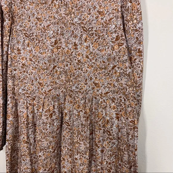 UNIVERSAL THREADS Microfloral Tiered Cottage Core Midi Maxi Dress Large - Picture 9 of 12